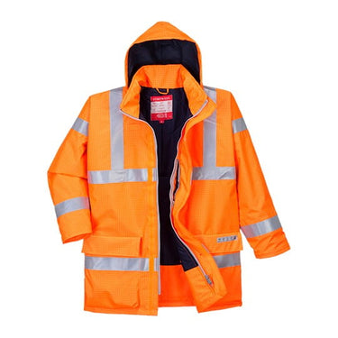 Giacca PORTWEST BIZFLAME RAIN multinorma Hi-Vis
Impermeabile ignifuga antiacidi antistatica